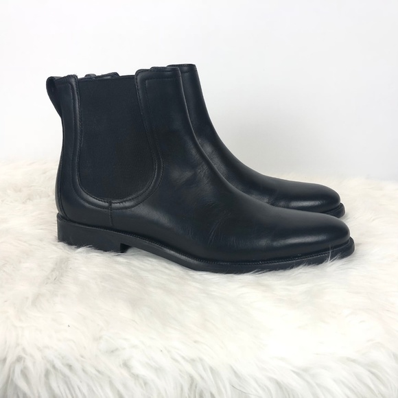 Cole Haan Black Leather Waterproof Ankle Boots main image 7